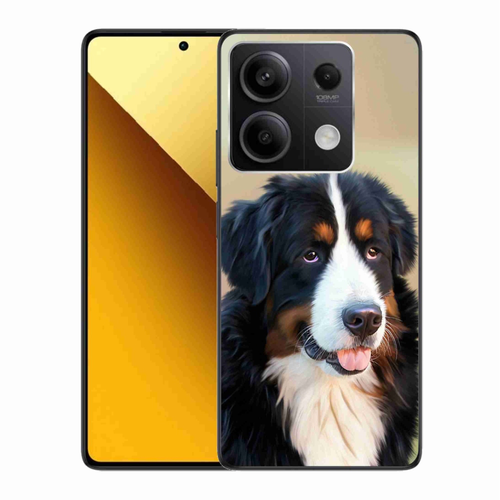 Gelový obal mmCase na Xiaomi Redmi Note 13 5G - bernský salašnický pes