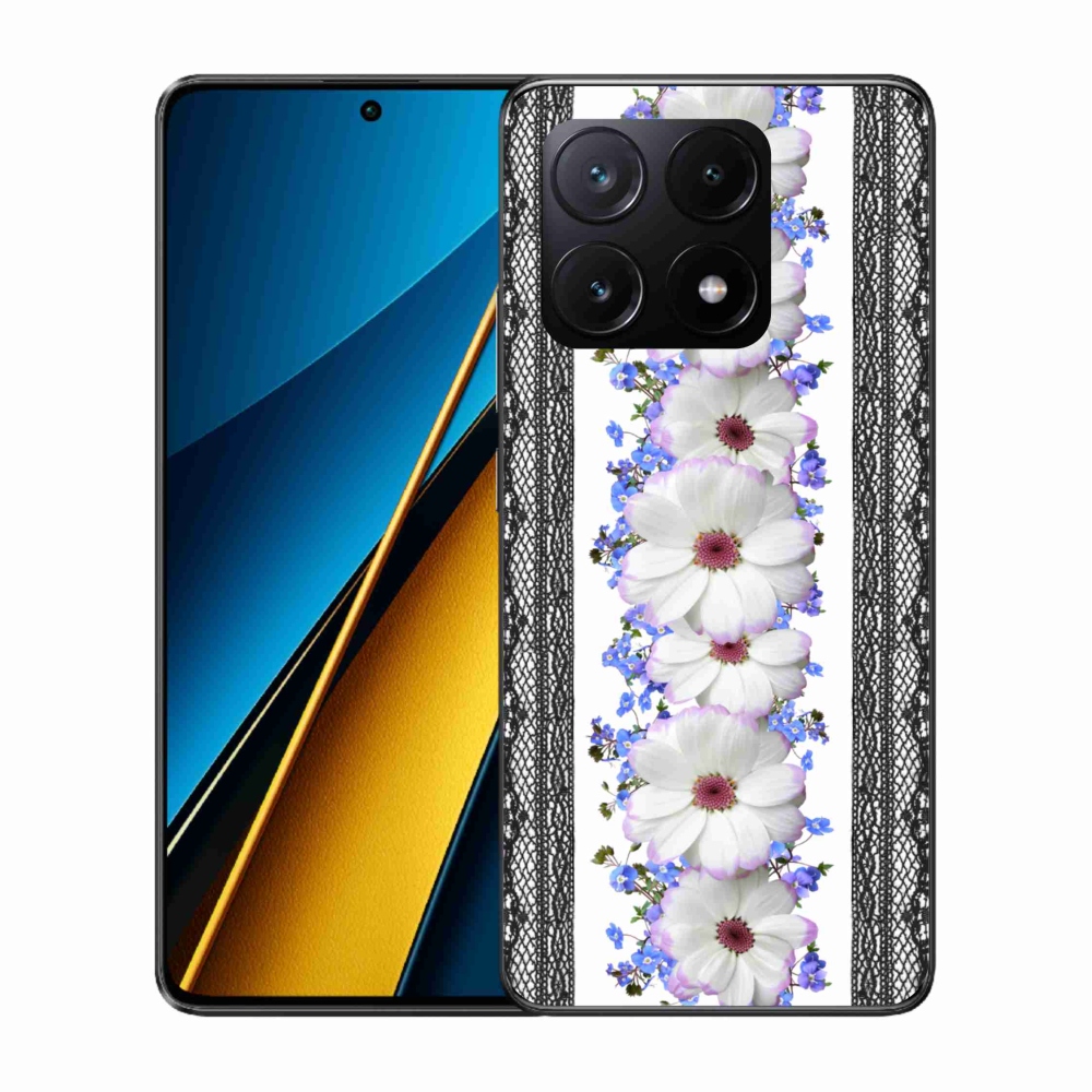Gelový kryt mmCase na Xiaomi Poco X6 Pro 5G - květiny 8