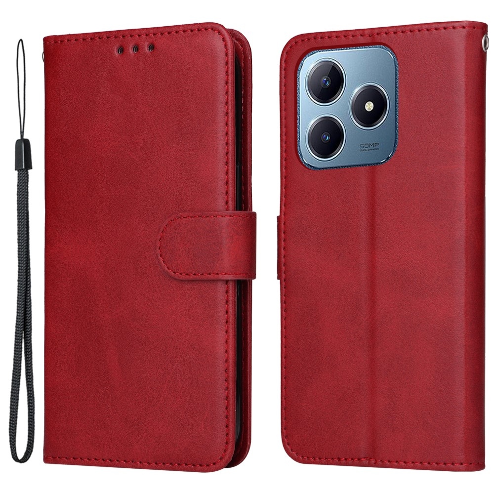 Feel knížkové pouzdro na Realme Note 60 - červené