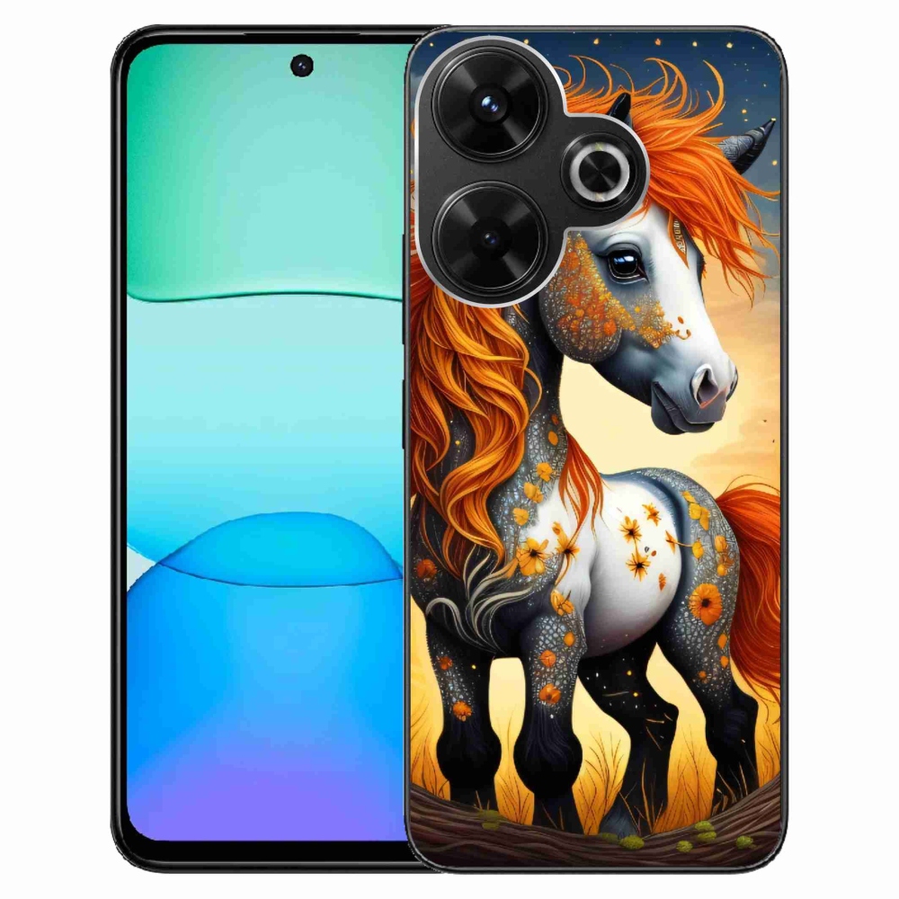 Gelový kryt mmCase na Xiaomi Redmi 13 4G/Poco M6 4G - barevný poník