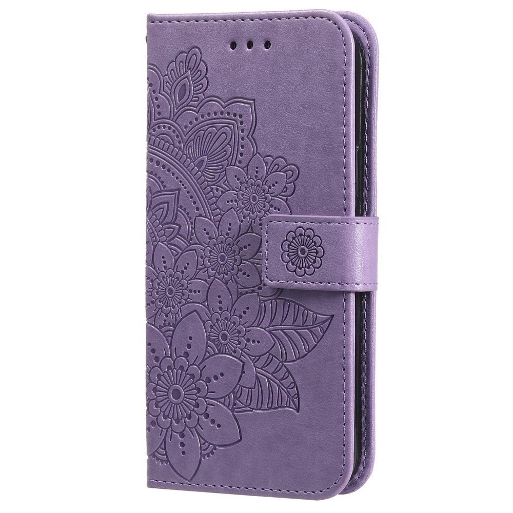 Mandala knížkové pouzdro na Xiaomi Redmi Note 13 Pro+ 5G - fialové