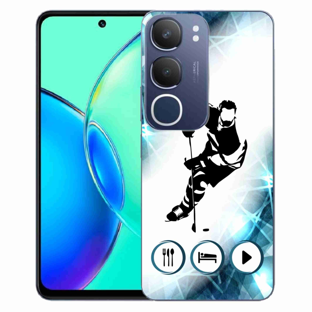 Gelový kryt mmCase na Vivo Y19s - hokej 1