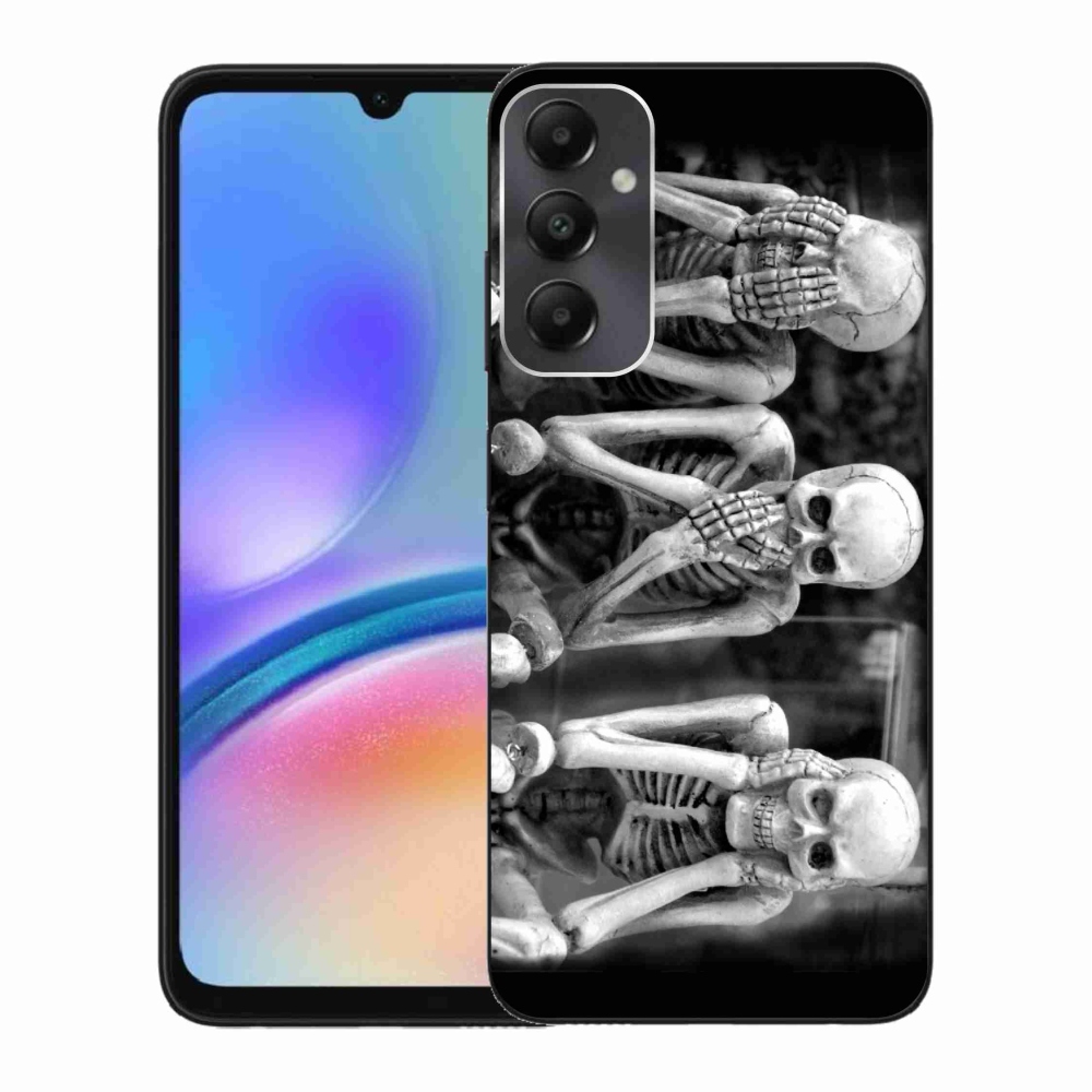 Gelový kryt mmCase na Samsung Galaxy A05s - kostlivci