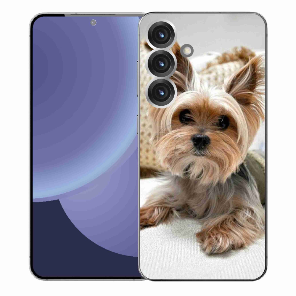 Gelový kryt mmCase na Samsung Galaxy S25+ - jorkšír 5