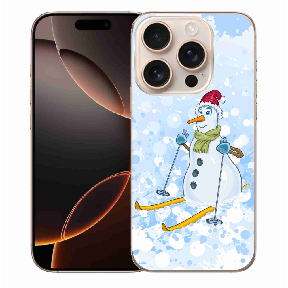 Gelový kryt mmCase na iPhone 16 Pro Max - sněhulák