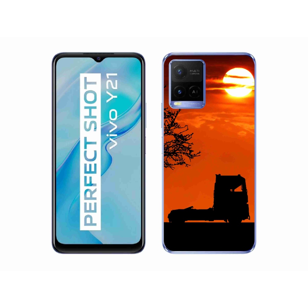 Gelový kryt mmCase na Vivo Y21/Y21s/Y33s - kamion 3
