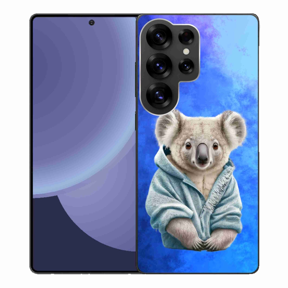 Gelový kryt mmCase na Samsung Galaxy S25 Ultra - koala ve svetru