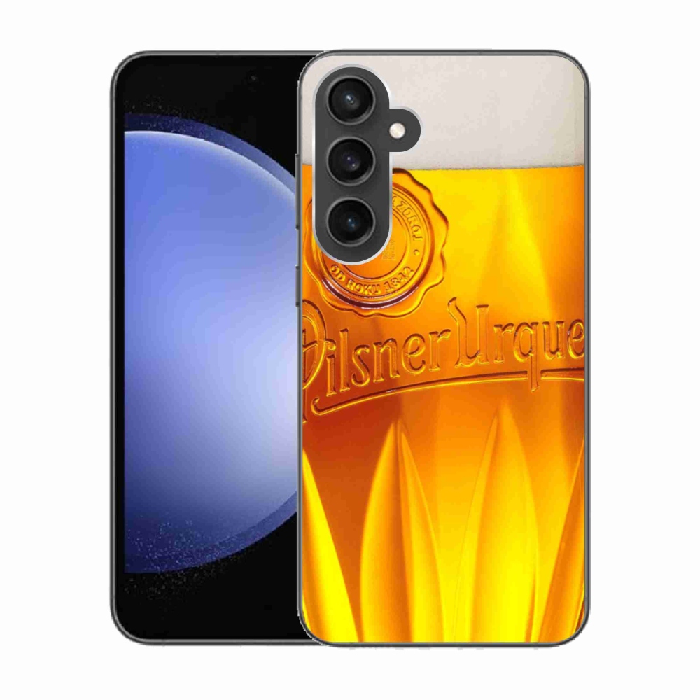 Gelový kryt mmCase na Samsung Galaxy S23 FE - pivo