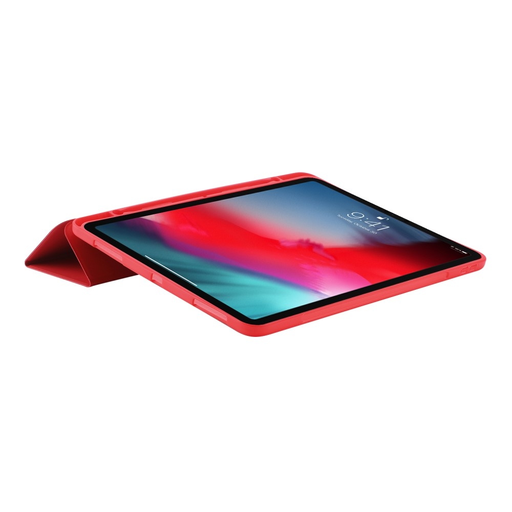 Chytré polohovatelné pouzdro na iPad Pro 11 (2020/21/22) - červené