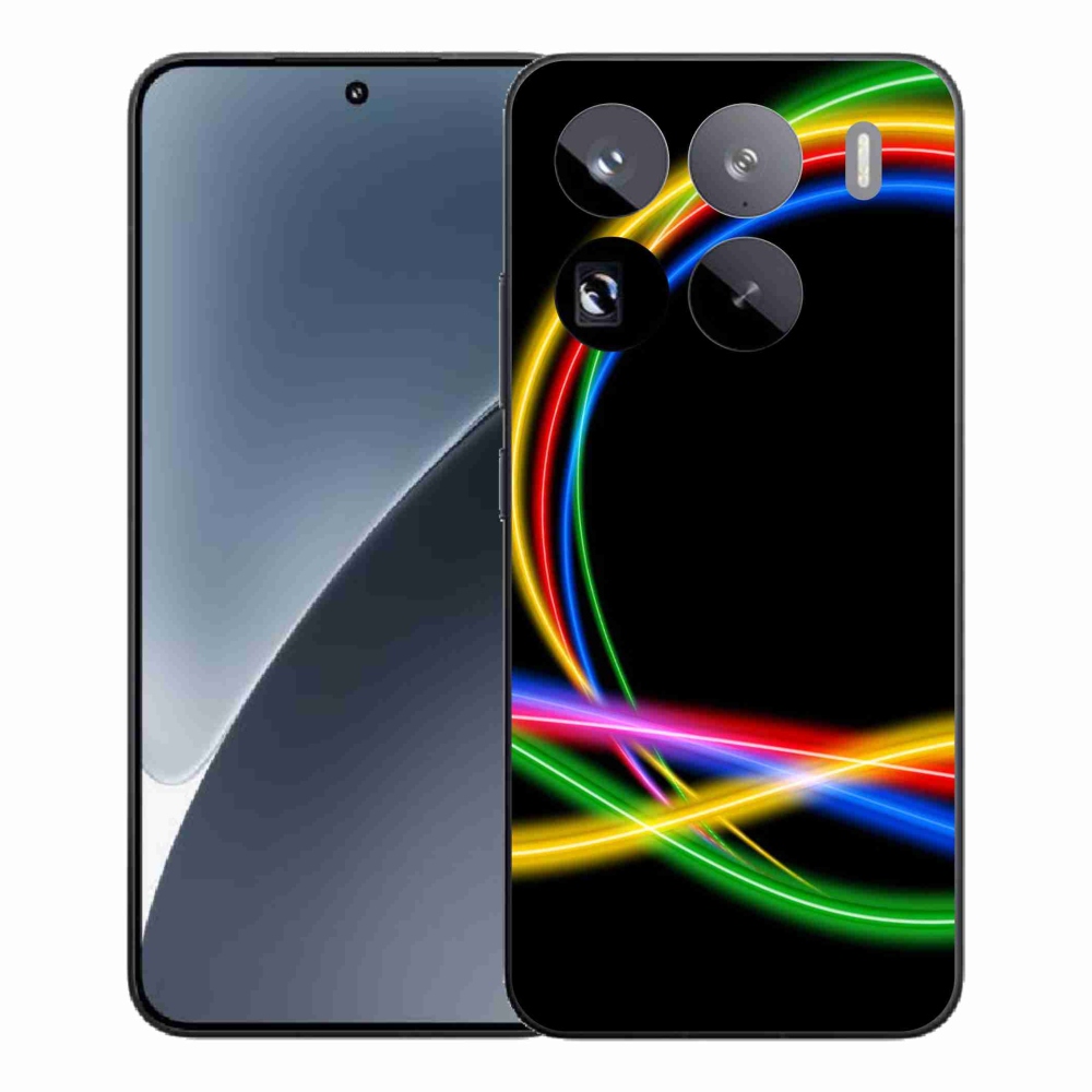 Gelový kryt mmCase na Xiaomi 15 Pro - neonové kruhy