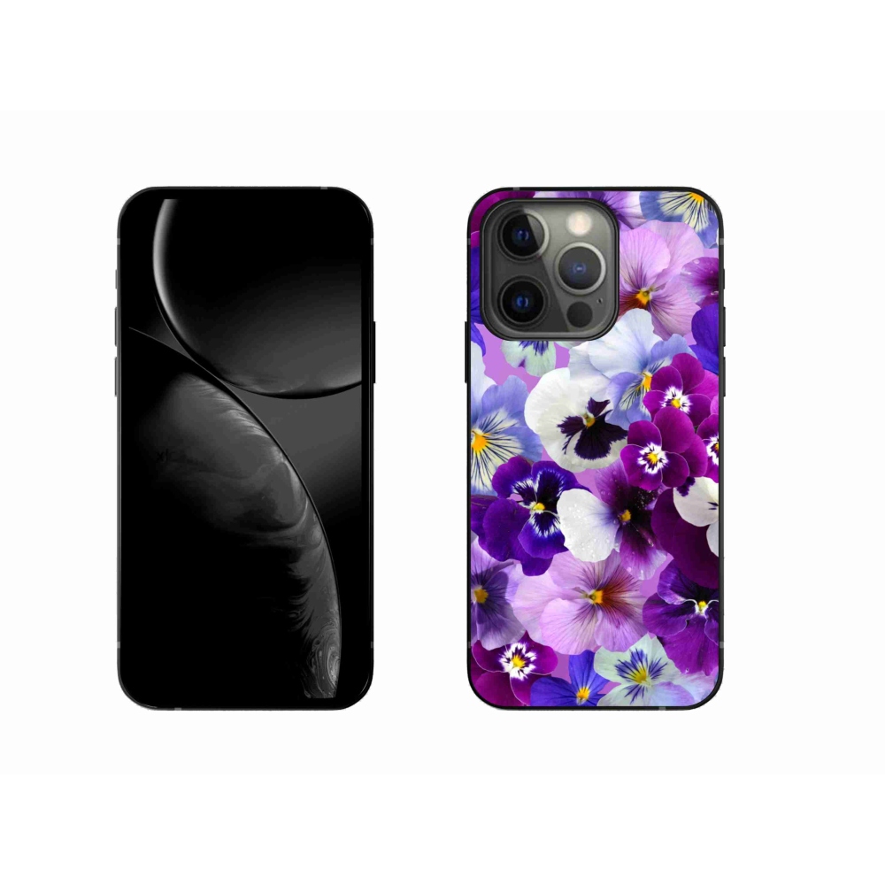 Gelový kryt mmCase na iPhone 13 Pro 6.1 - květiny 9