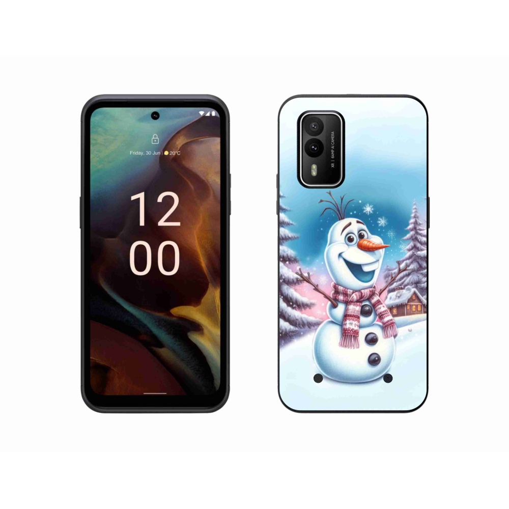 Gelový kryt mmCase na Nokia XR21 - ledové království