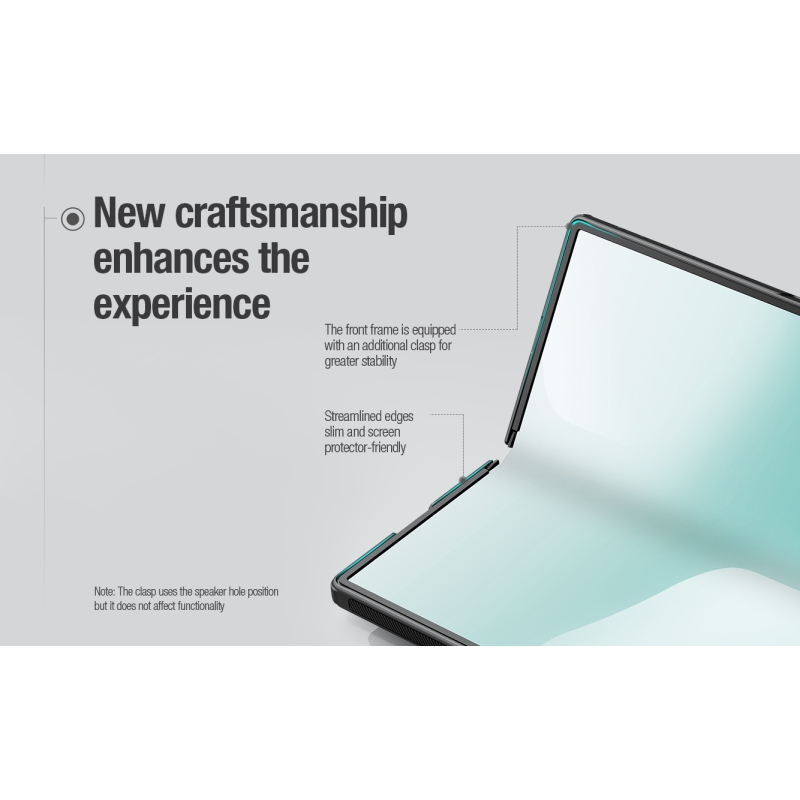 Nillkin Super Frosted FOLD Magnetic Zadní Kryt pro Samsung Galaxy Z Fold 8 Ultra Black