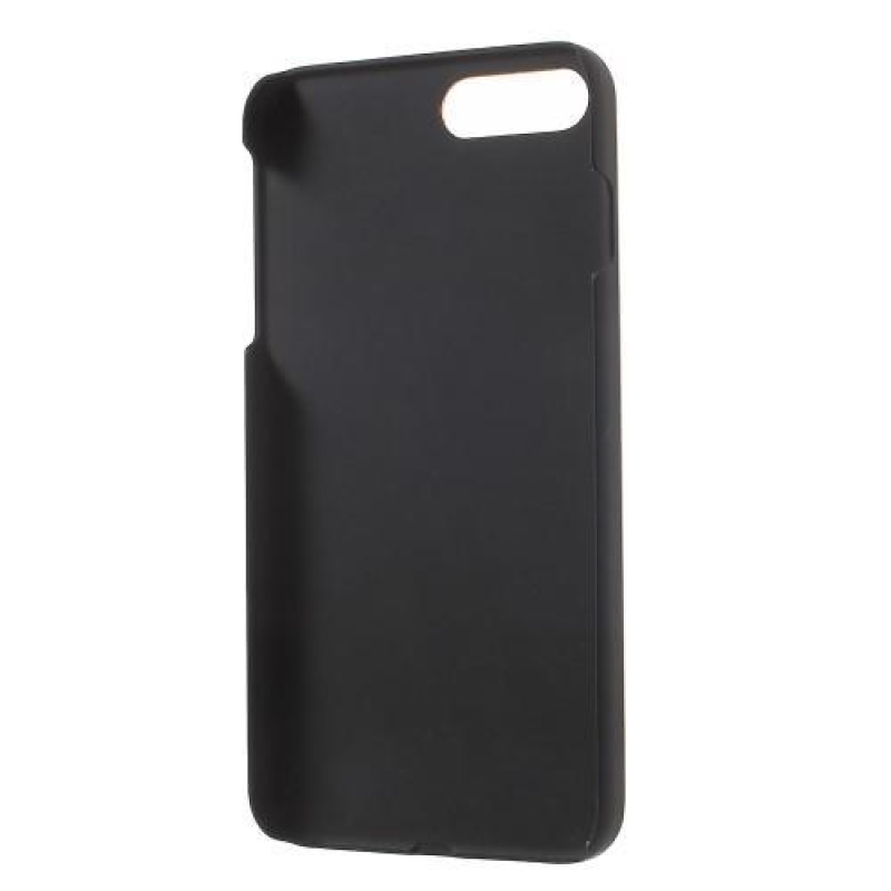 Natural plastový obal s Dřevěnými zády na iPhone 7 Plus a iPhone 8 Plus - khaki
