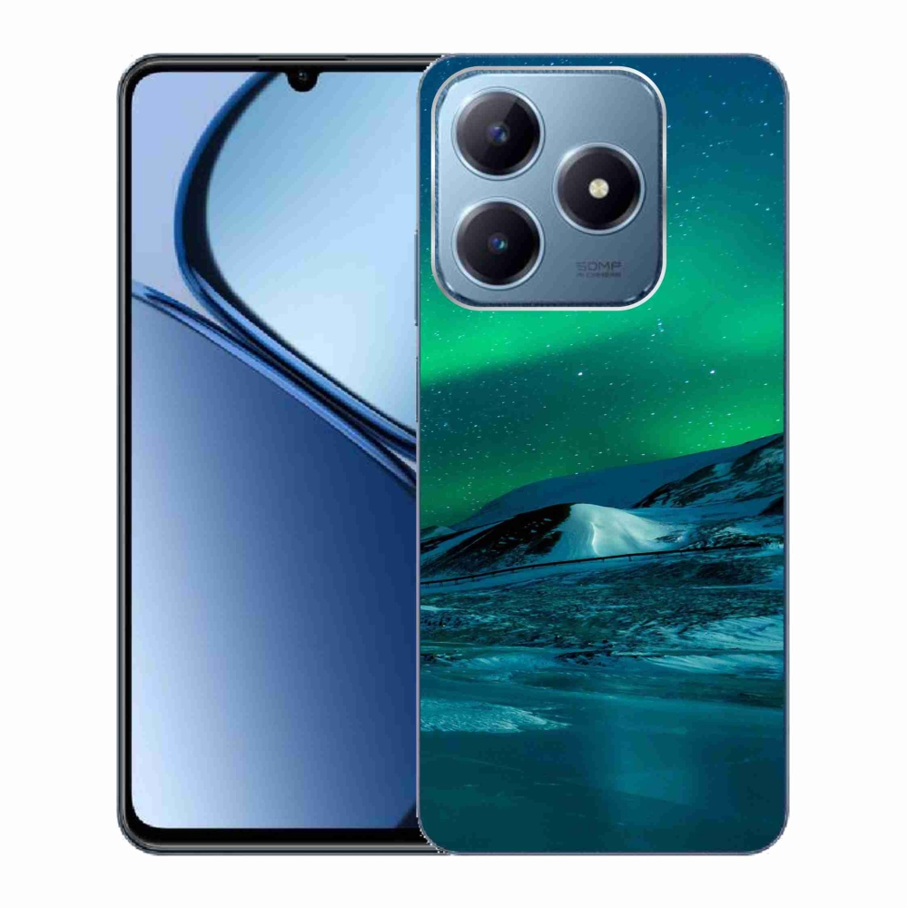 Gelový kryt mmCase na Realme C63 - polární záře