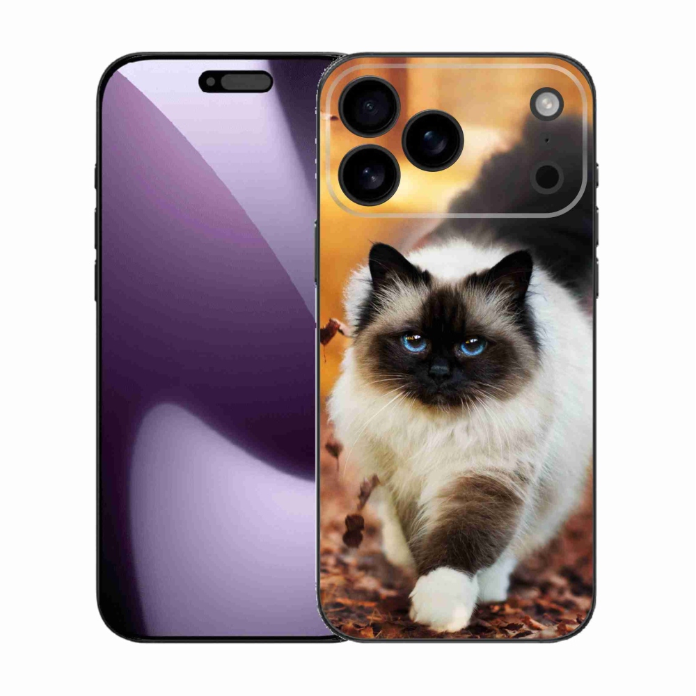 Gelový kryt mmCase na iPhone 17 Pro Max - kočka
