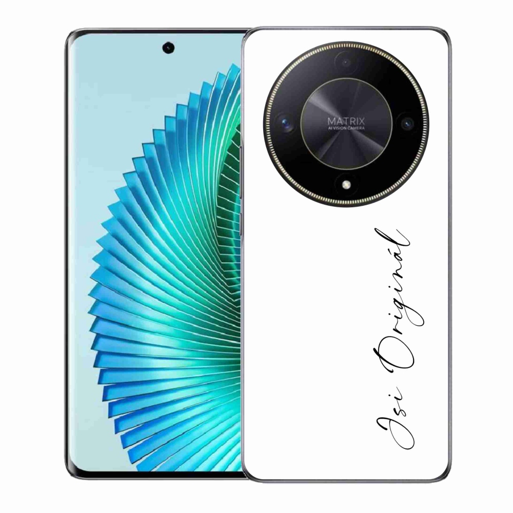 Gelový kryt mmCase na Honor Magic 6 Lite 5G - jsi originál bílé pozadí