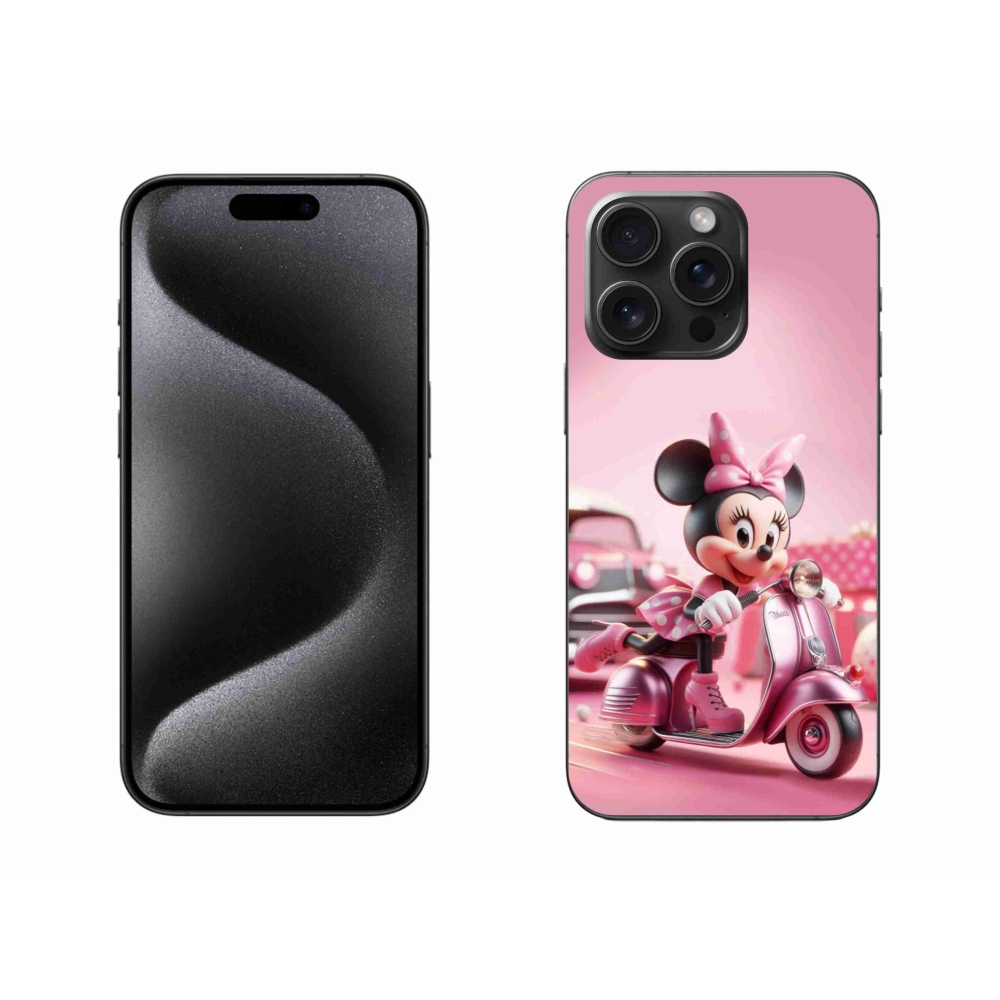 Gelový kryt mmCase na iPhone 15 Pro Max - minnie 1