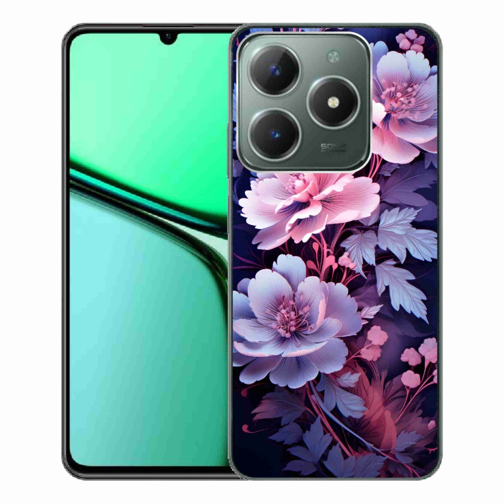Gelový kryt mmCase na Realme C61 - květiny 11