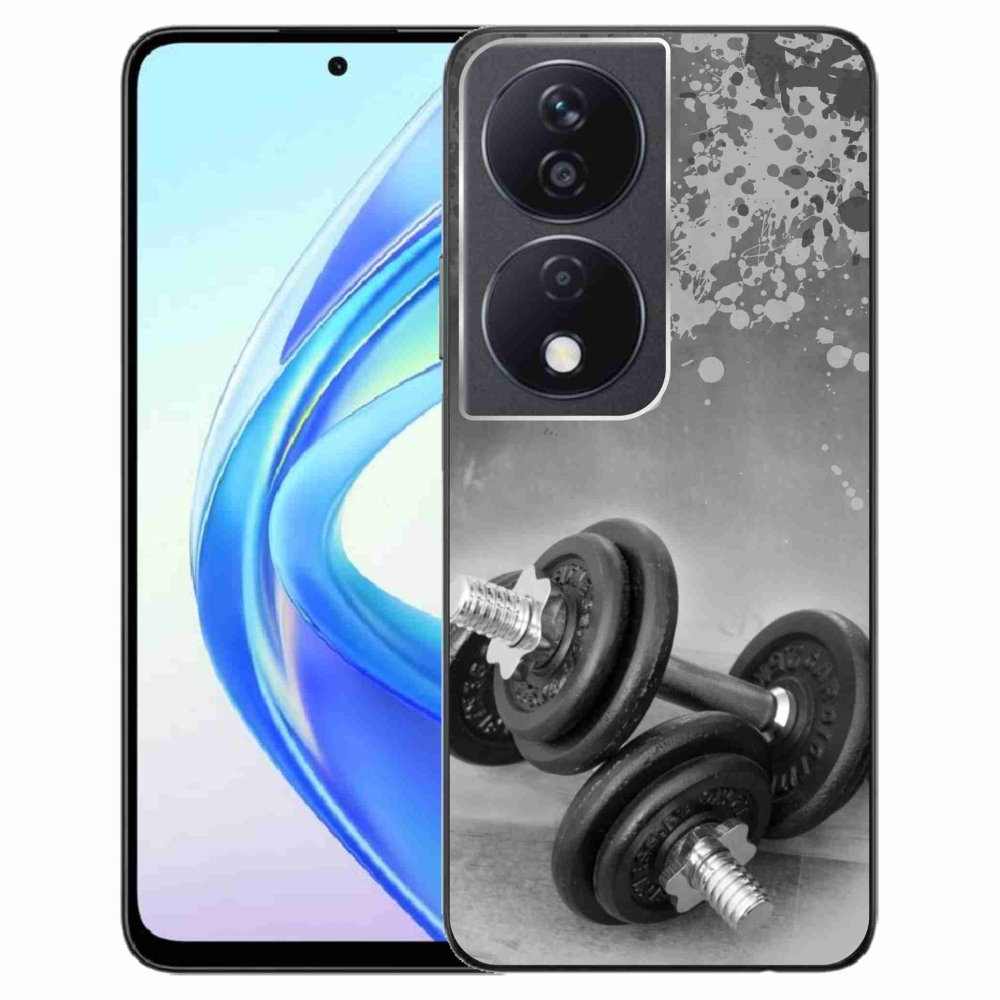 Gelový kryt mmCase na Honor X7b/Honor 90 Smart - činky 1