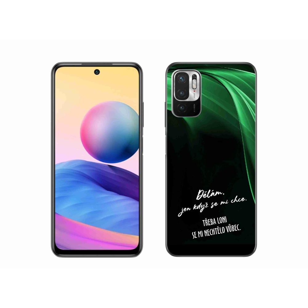 Gelový kryt mmCase na Xiaomi Poco M3 Pro/5G - vtipný text 12 černé pozadí