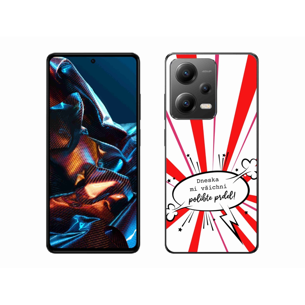 Gelový kryt mmCase na Xiaomi Redmi Note 12 Pro 5G - vtipný text 15 bílé pozadí