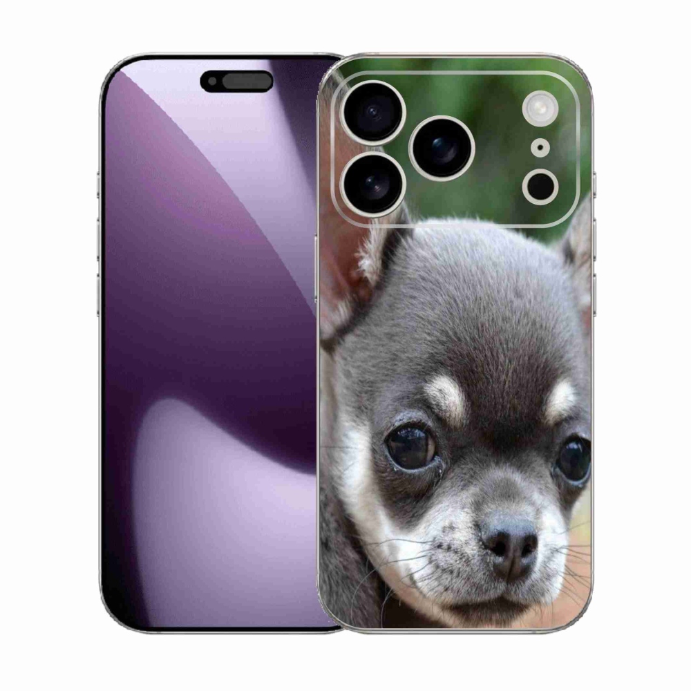 Gelový kryt mmCase na iPhone 17 Pro - čivava
