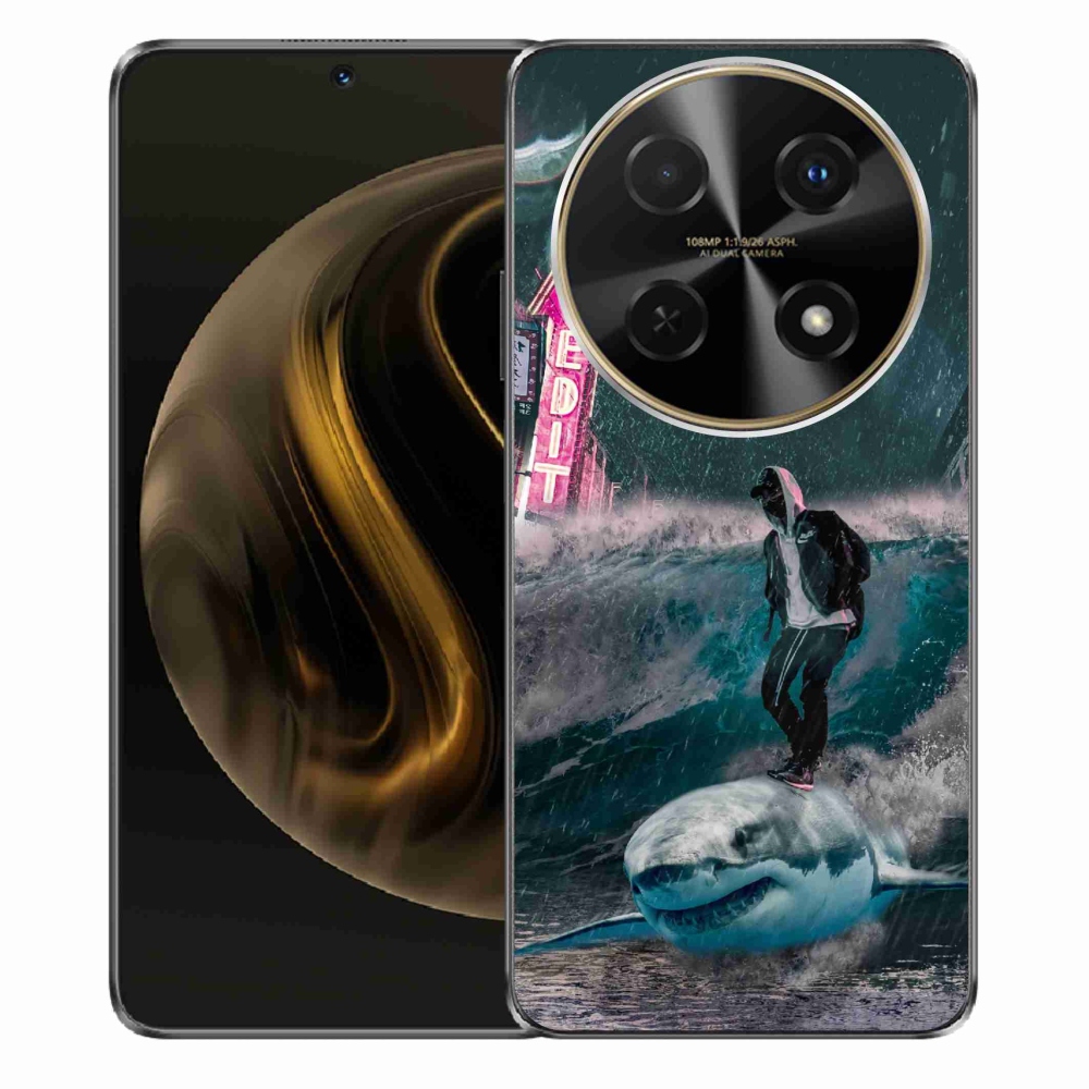 Gelový kryt mmCase na Huawei Nova 12i - žralok