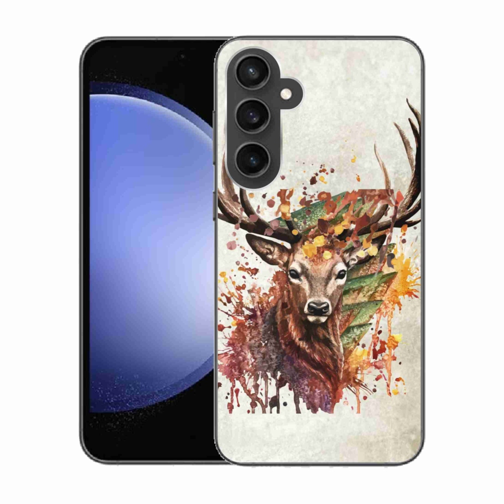 Gelový obal mmCase na Samsung Galaxy S23 FE - jelen 1