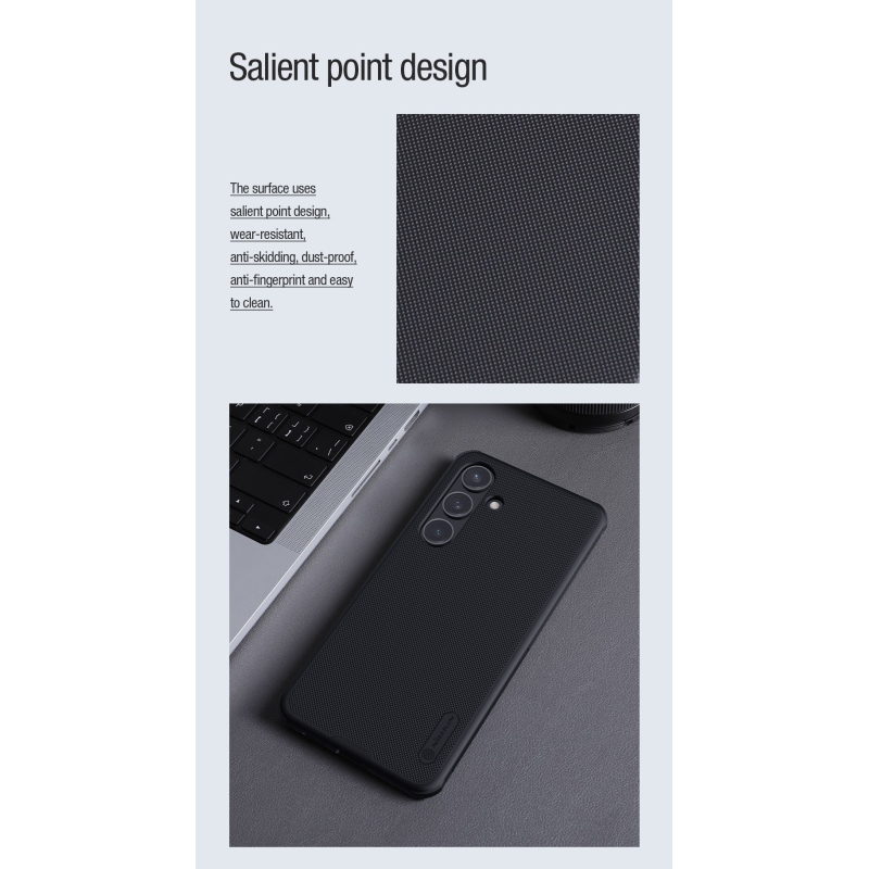 Nillkin Super Frosted PRO Magnetic Zadní Kryt pro Samsung Galaxy S24 Black