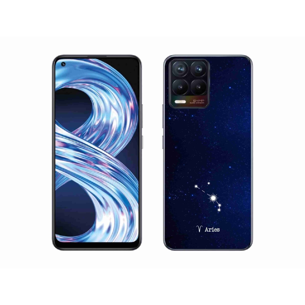Gelový kryt mmCase na Realme 8 4G - souhvězdí Berana