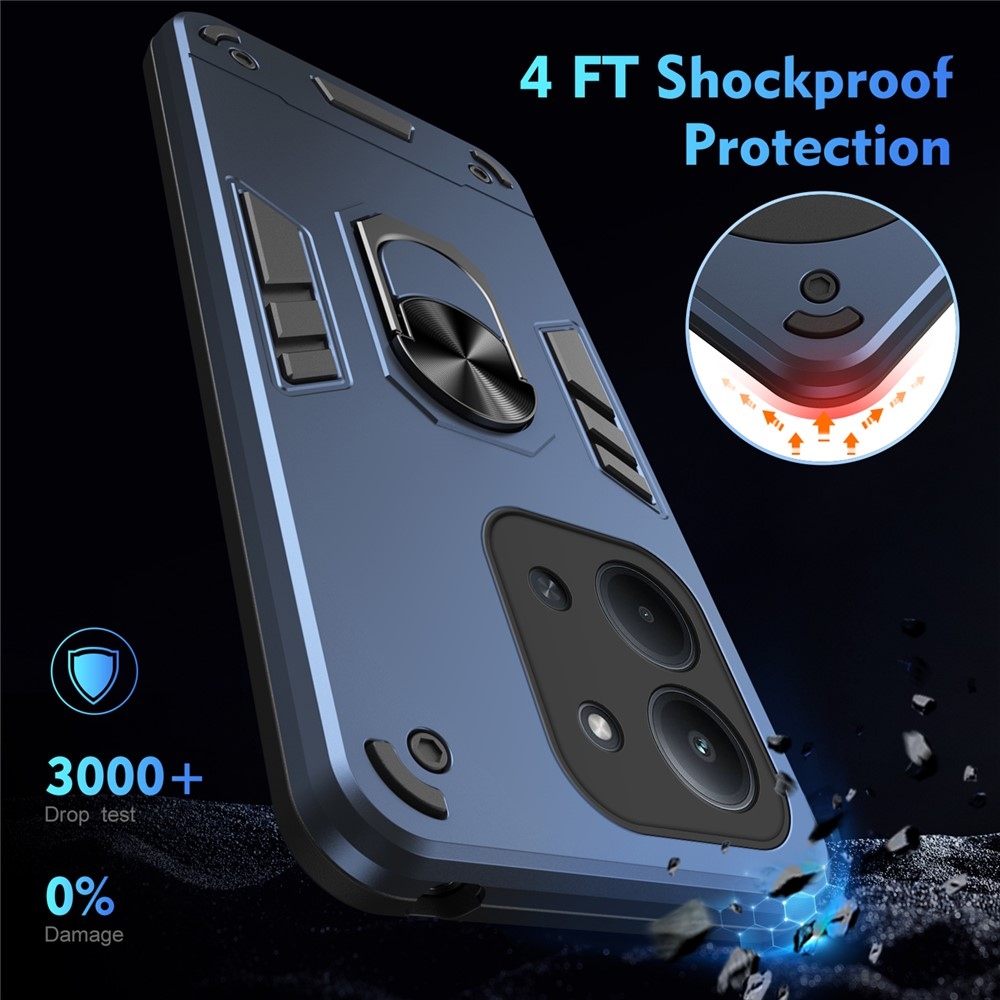 Defend odolný kryt na Xiaomi Redmi 15C 4G (171mm)/Poco C85 4G (171mm) - modrý