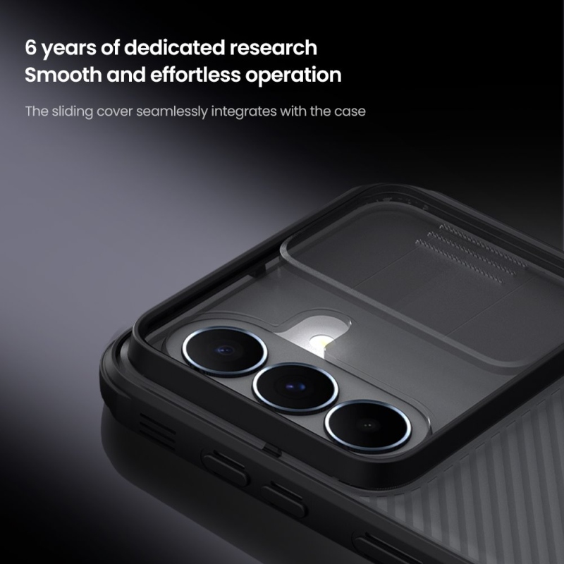 Nillkin CamShield PRO Zadní Kryt pro Samsung Galaxy A37 Transparent Black