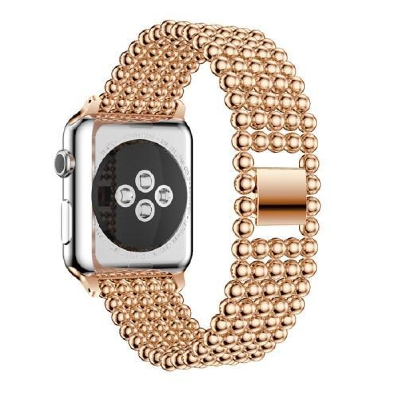Neat stylový kovový řemínek na Apple Watch 38mm - rosegold