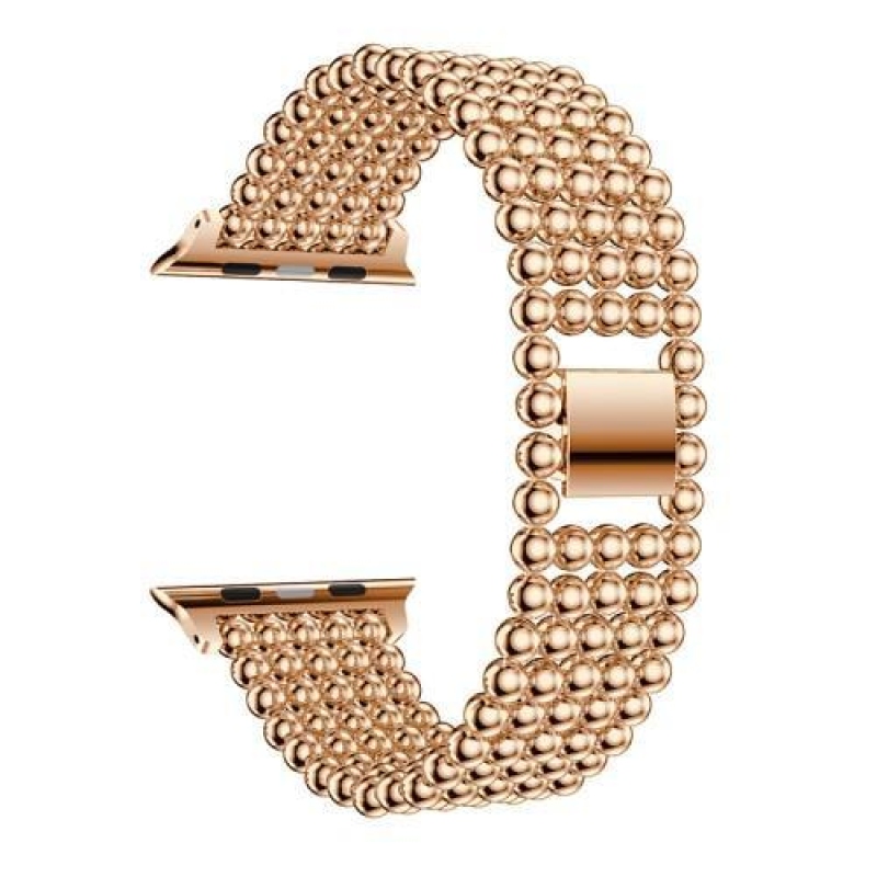 Neat stylový kovový řemínek na Apple Watch 38mm - rosegold