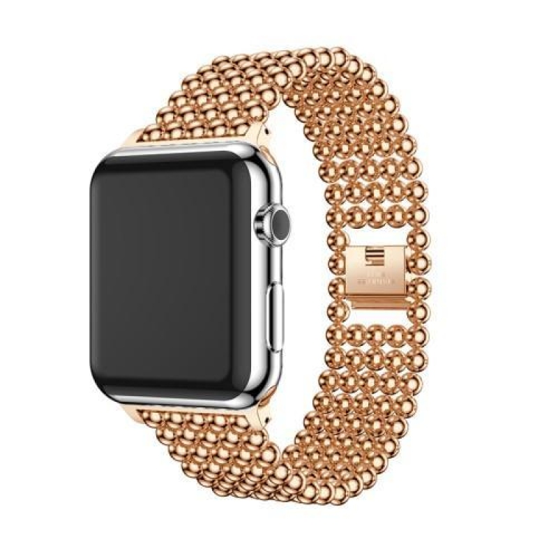 Neat stylový kovový řemínek na Apple Watch 38mm - rosegold