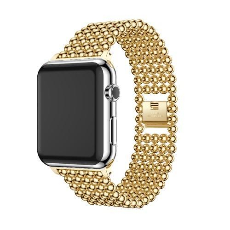 Neat stylový kovový řemínek na Apple Watch 38mm - zlatý