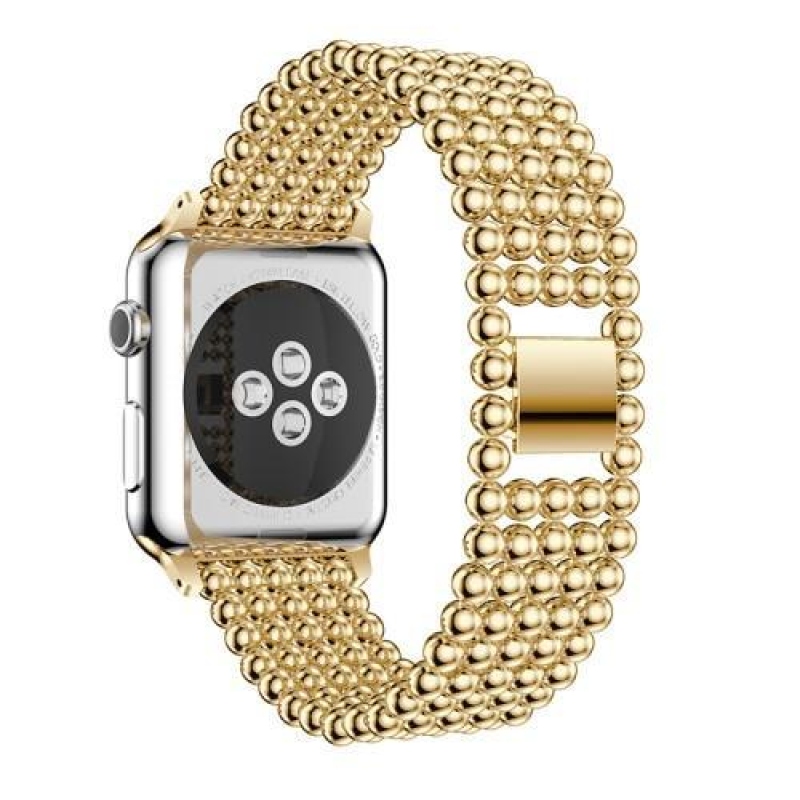 Neat stylový kovový řemínek na Apple Watch 42mm - zlatý