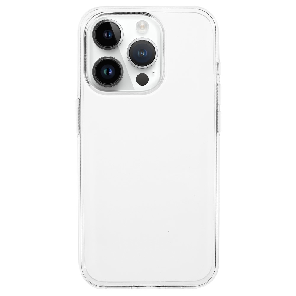 Průhledný gelový obal na iPhone 15 Pro - průhledný