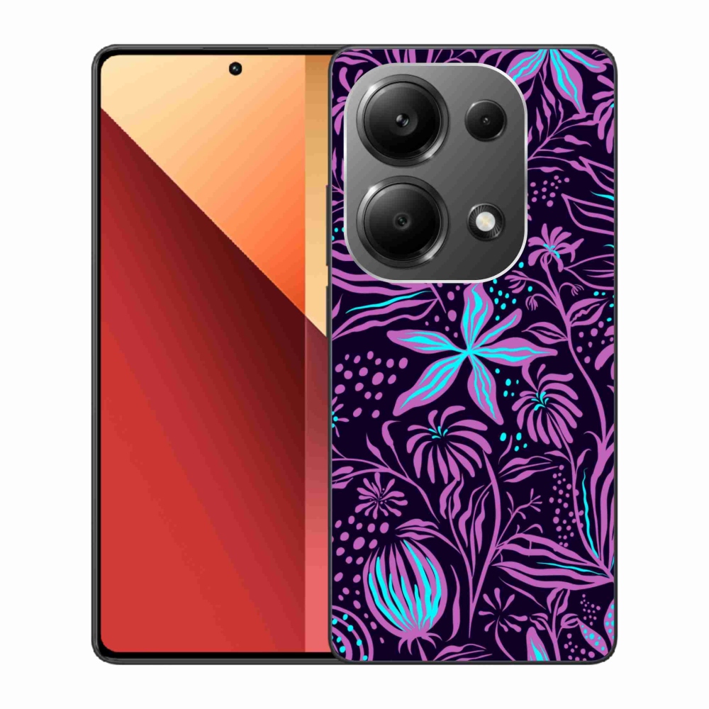 Gelový kryt mmCase na Xiaomi Redmi Note 13 Pro 4G/Poco M6 Pro - květiny 2