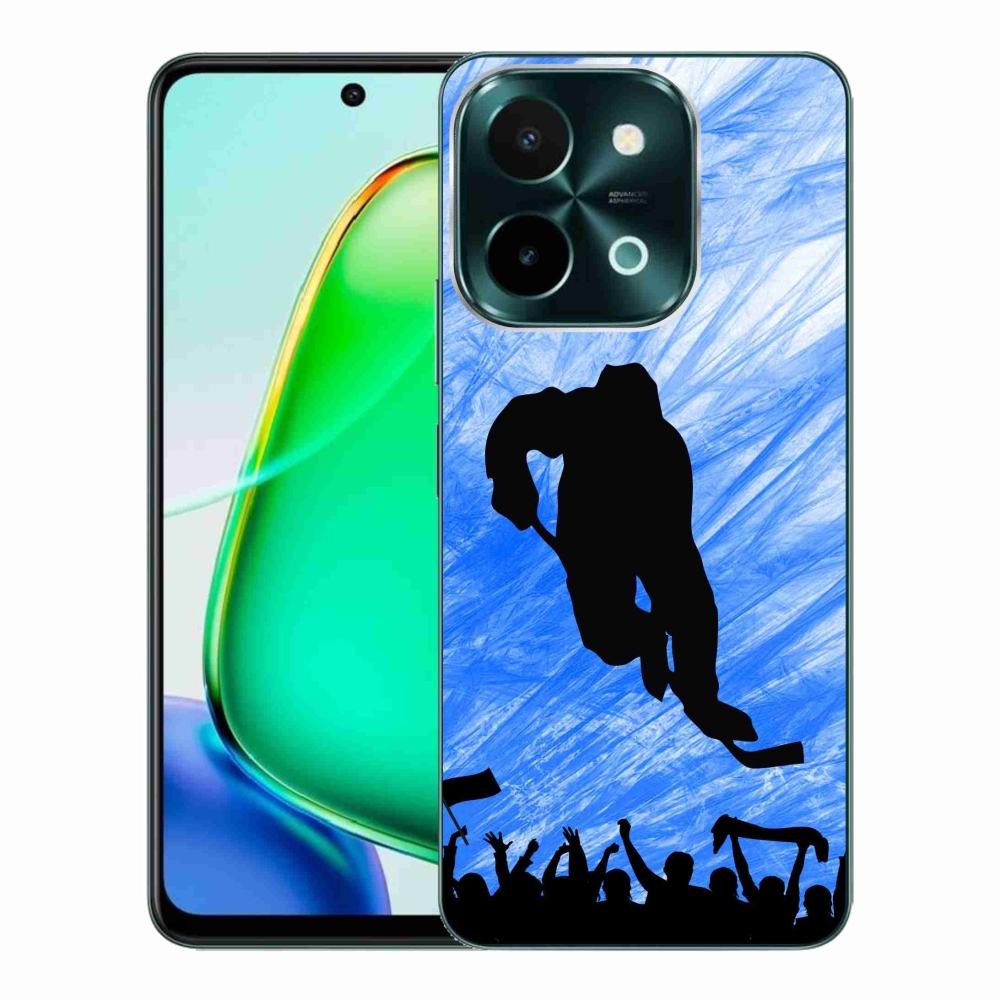 Gelový kryt mmCase na Vivo Y28 - hokejový hráč
