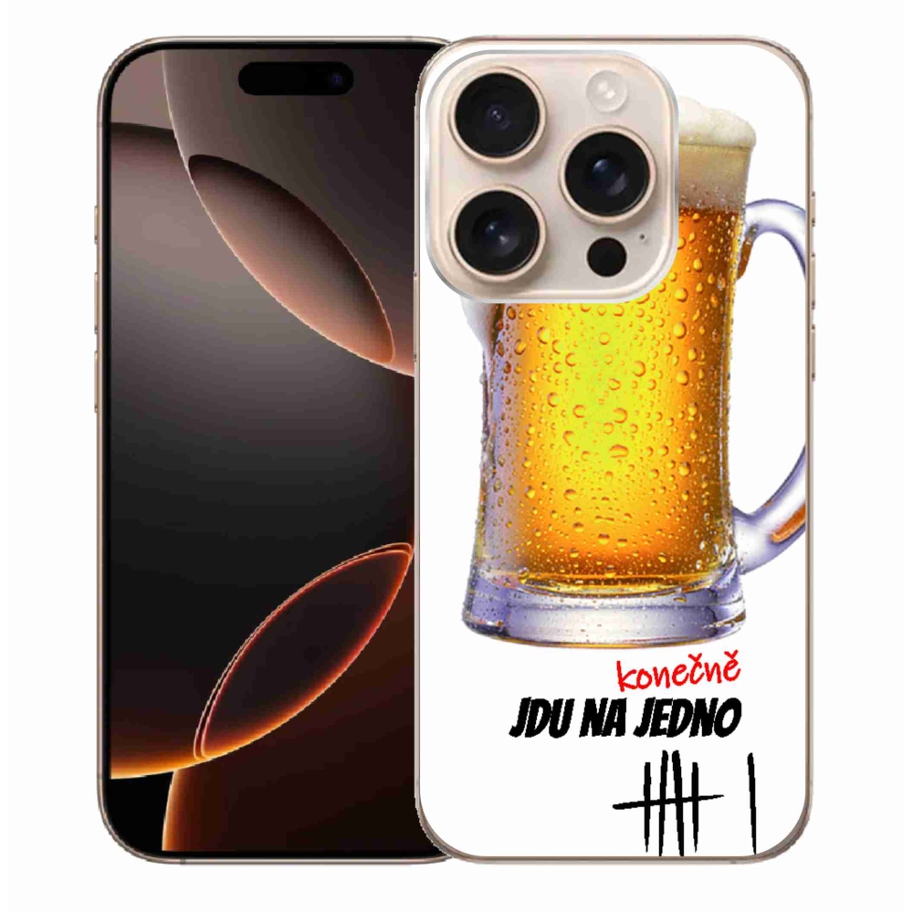 Gelový kryt mmCase na iPhone 16 Pro Max - jdu na jedno
