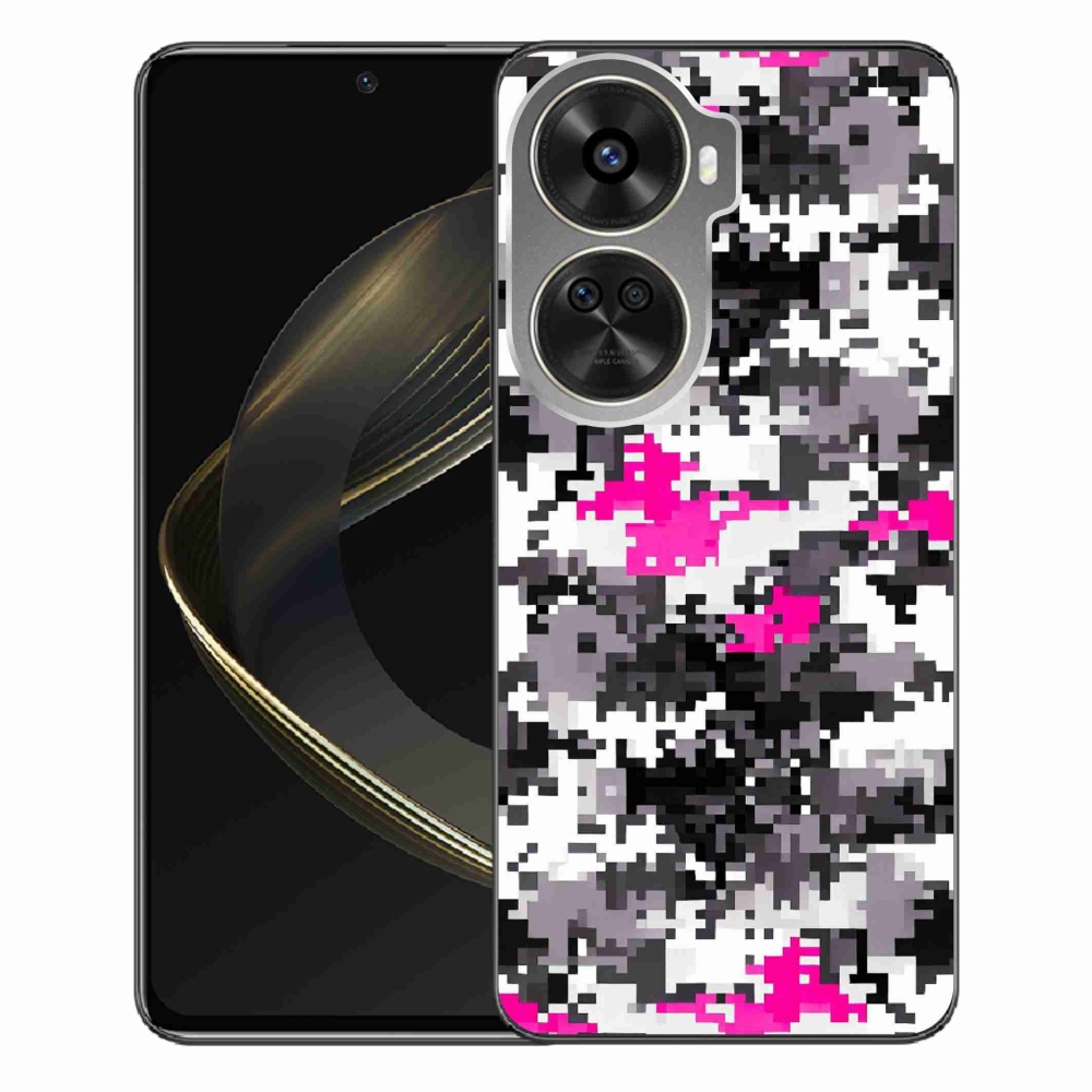 Gelový kryt mmCase na Huawei Nova 12 SE - maskáčový vzor 4