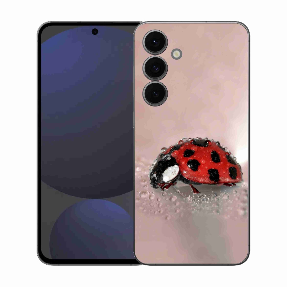 Gelový kryt mmCase na Samsung Galaxy S25 FE - beruška