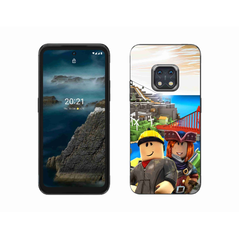 Gelový kryt mmCase na Nokia XR20 - roblox 1