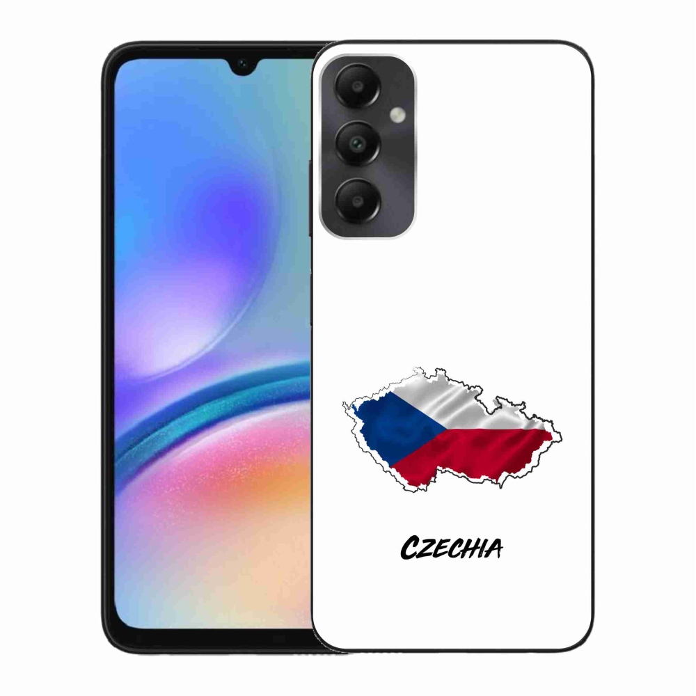 Gelový kryt mmCase na Samsung Galaxy A05s - Czechia bílé pozadí