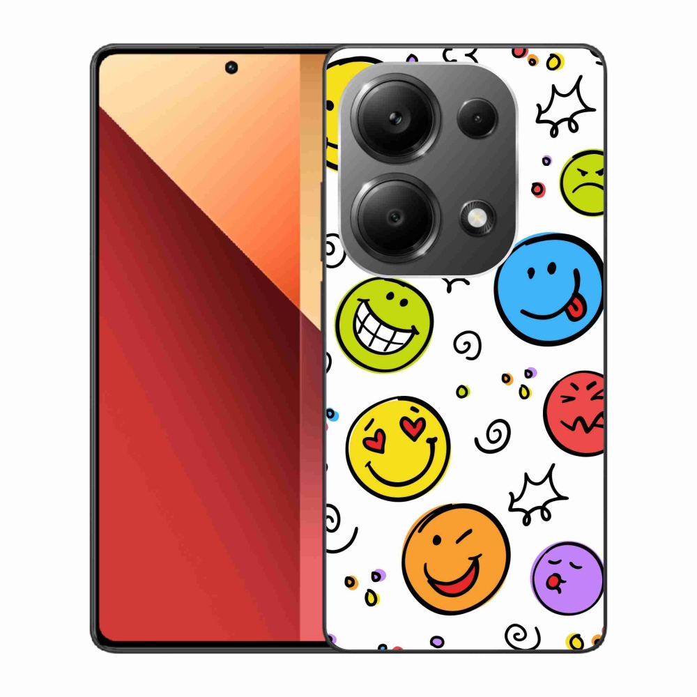 Gelový kryt mmCase na Xiaomi Redmi Note 13 Pro 4G/Poco M6 Pro - smajlíci