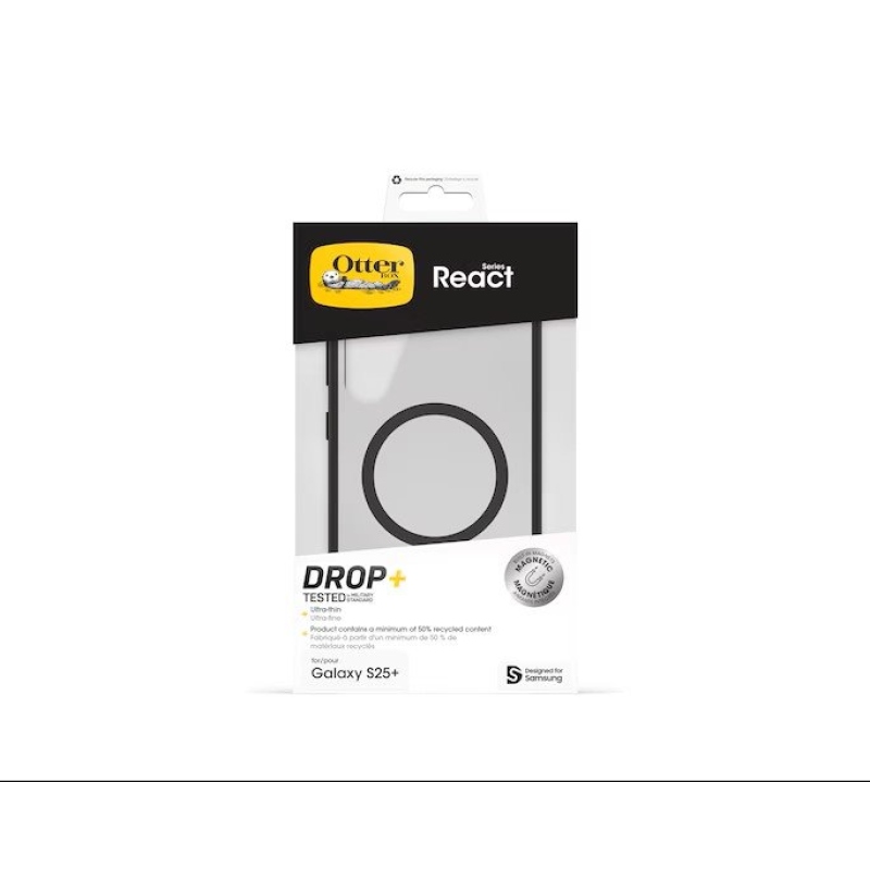 GP-FPS936OB Samsung by Otterbox React Ochranný Kryt pro Galaxy S25+ Black Crystal