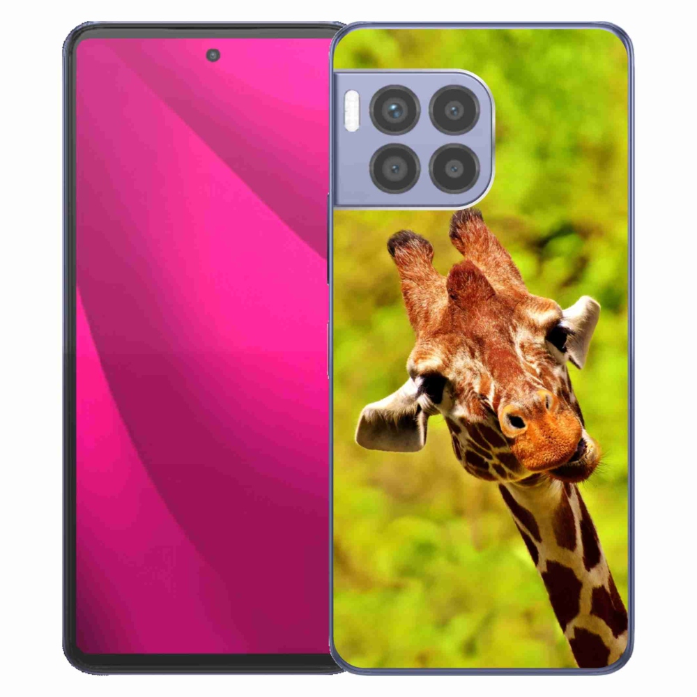 Gelový kryt mmCase na T-Mobile T Phone 2 Pro - žirafa