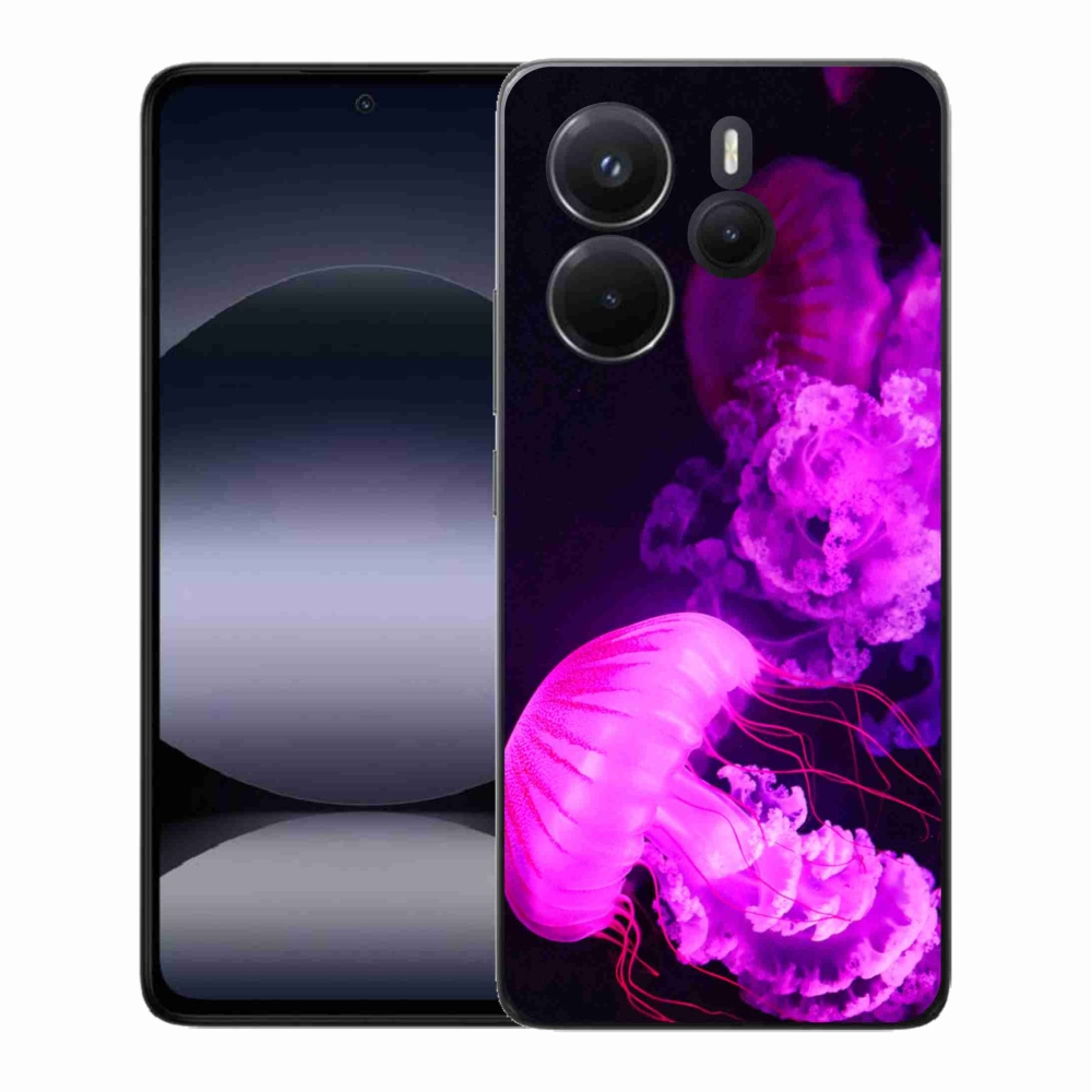 Gelový kryt mmCase na Xiaomi Redmi Note 14 - medúza 1